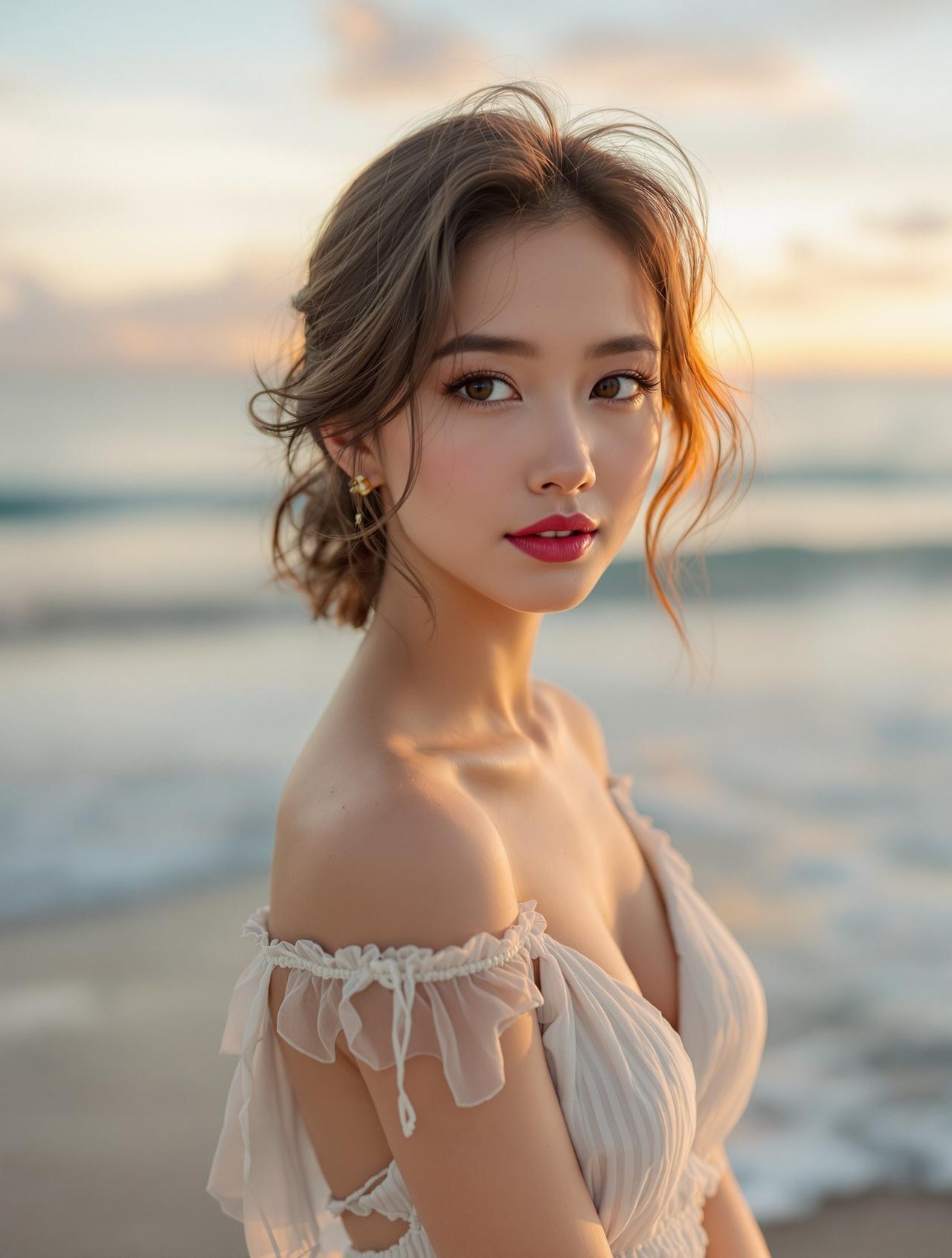 海边日落的一抹温柔 - 尤果网全部作品专区 尤果网-全部作品写真-海边日落的一抹温柔